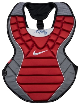 Bryce Harper Autographed Nike Chest Protector (JSA)